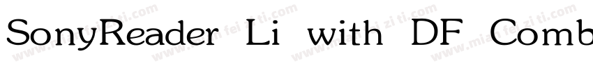 SonyReader Li with DF Combined字体转换